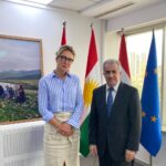 Discussion about future collaborations between KBE and the Dutch Consulate in Erbil.