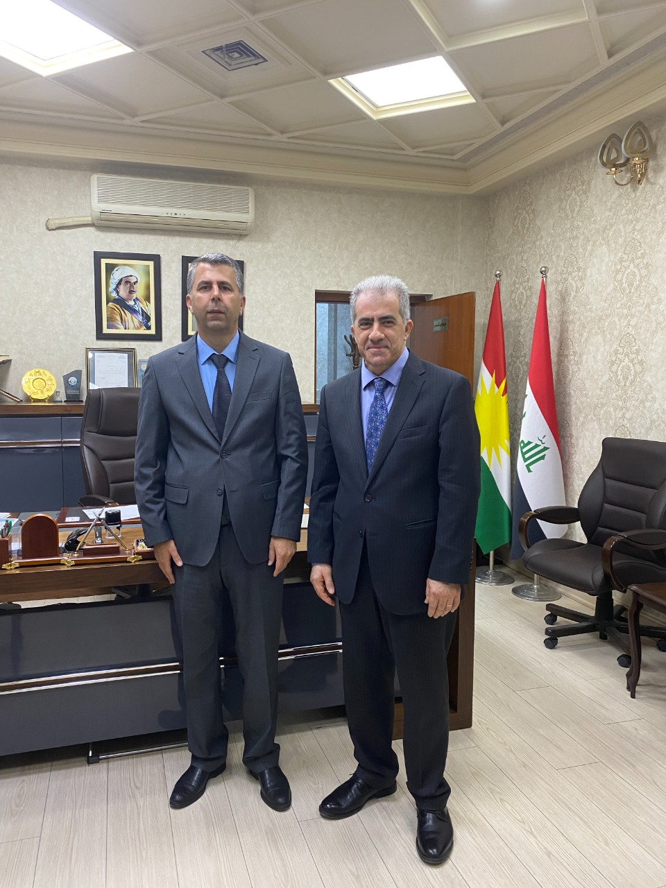 KBBC President, Mr Ashty Aladin meets with the GD of the Central Bank of Iraq Erbil branch